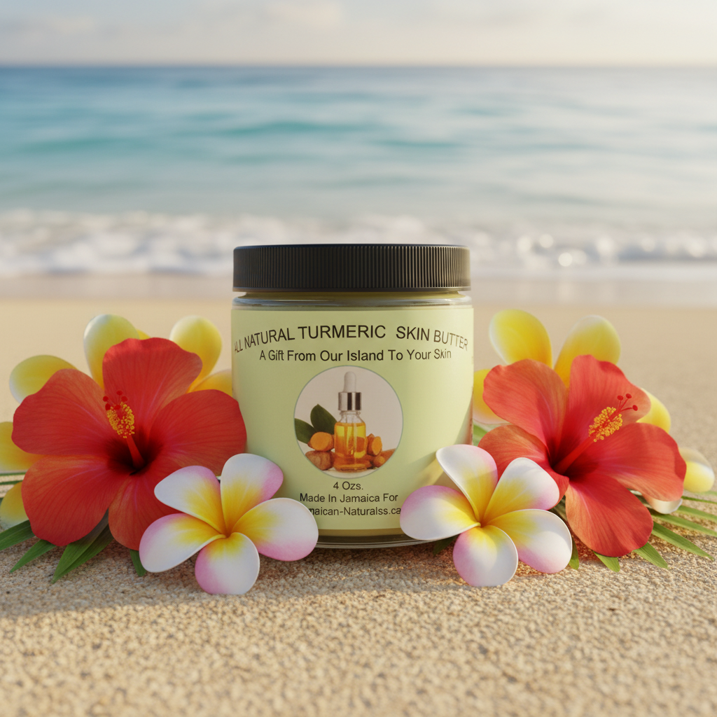 All Natural Turmeric Skin Butter for Radiant and Healthy Skin - Jamaican Naturals