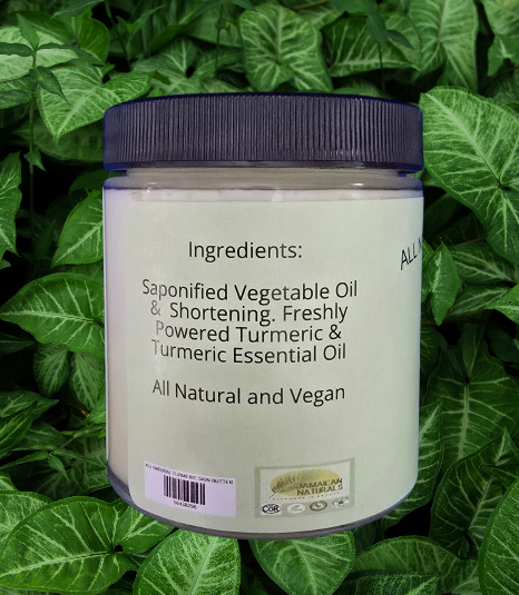 All Natural Turmeric Skin Butter - Jamaican Naturals - Product Description
