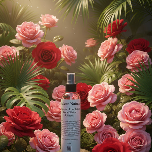 Brume florale aux pétales de rose bulgare