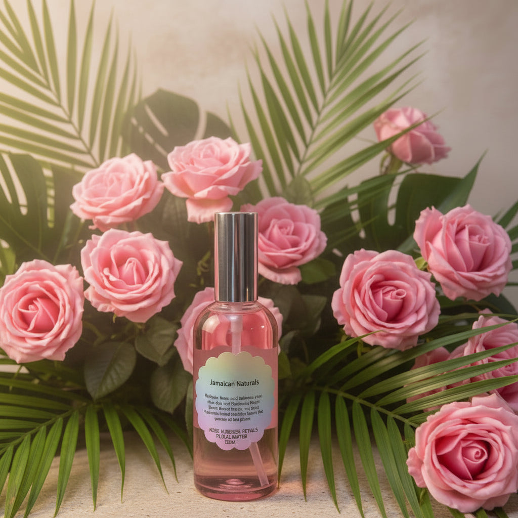 Brume florale aux pétales de rose bulgare