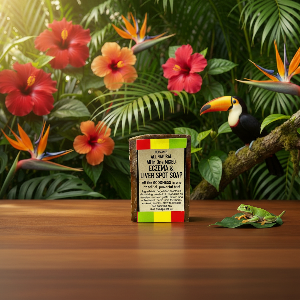 All Natural Skincare Blessings All In One Mixed Eczema & Liver Spot Soap