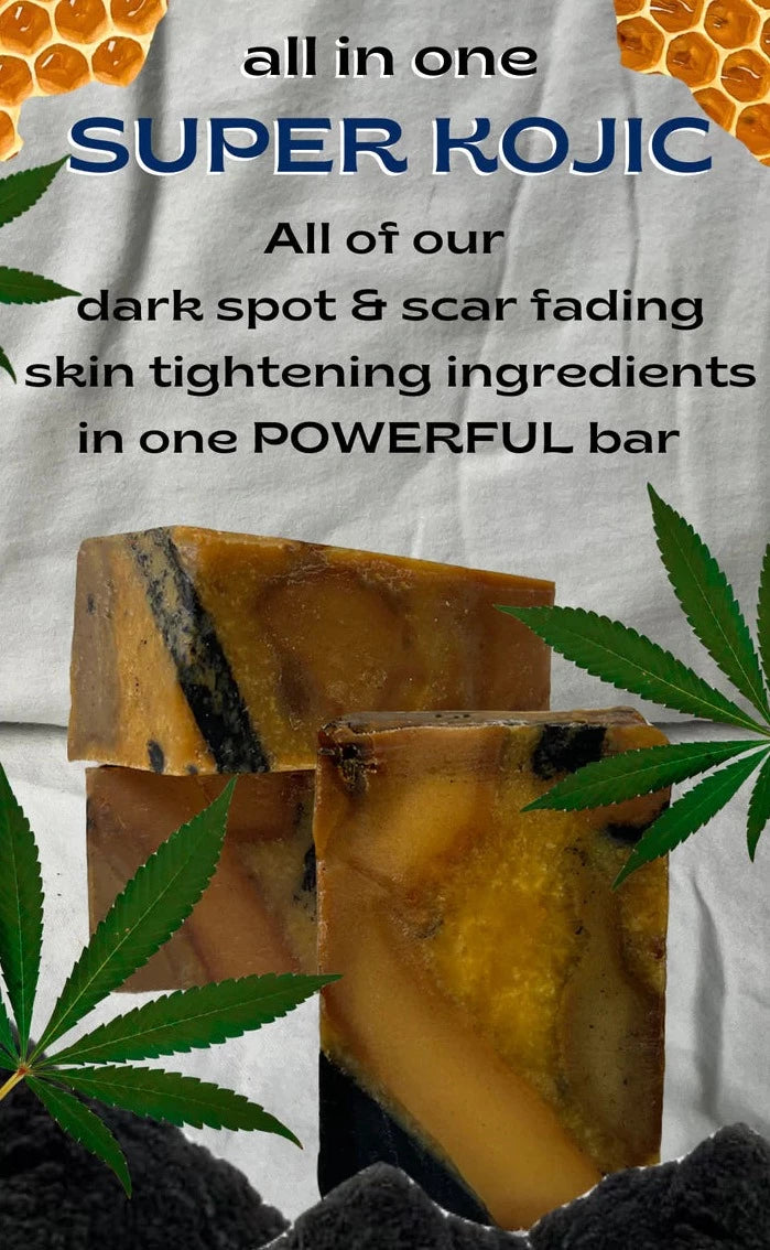 BLESSINGS ALL NATURAL SUPER KOJIC ALL IN ONE FACE & BODY BAR