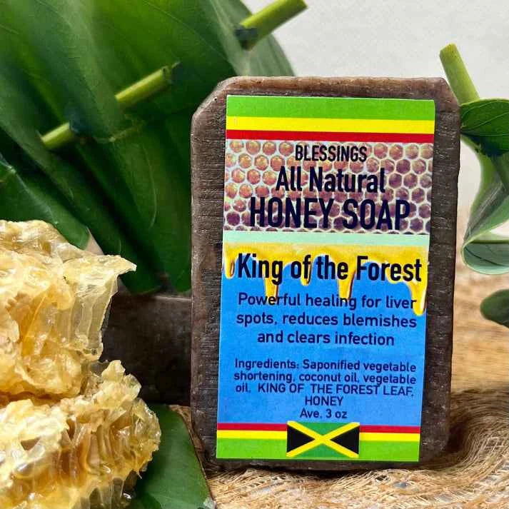 All Natural Skincare Blessings Honey Soap King Of The Forest - Jamaican Naturals