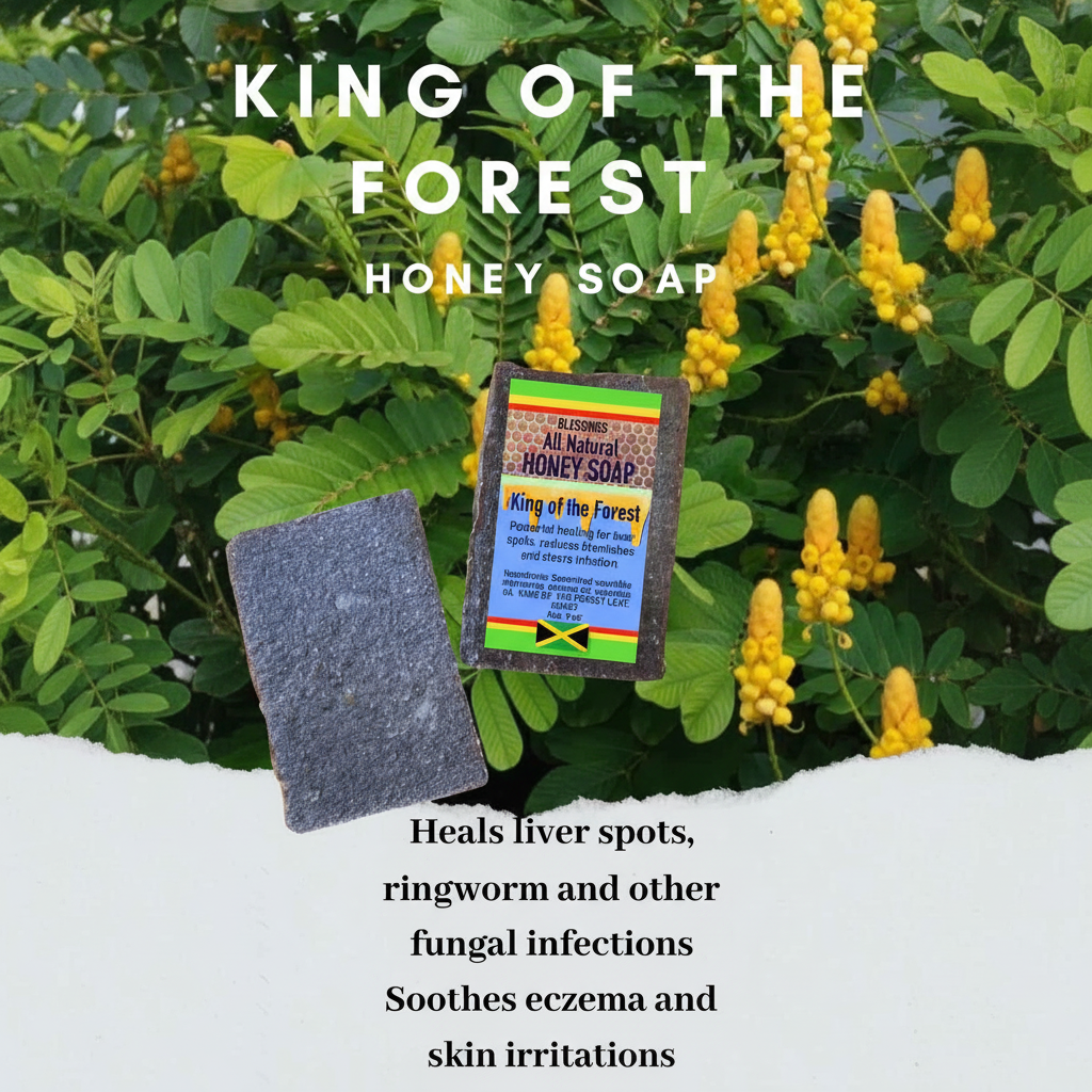 All Natural Skincare Blessings Honey Soap King Of The Forest - Jamaican Naturals