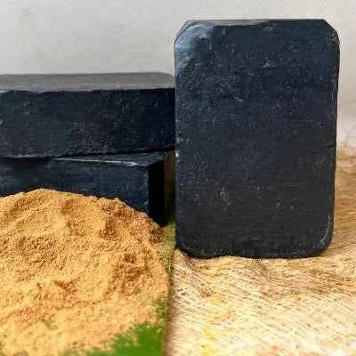 All Natural Skincare Blessings Bamboo Charcoal Soap Cinnamon - Jamaican Naturals