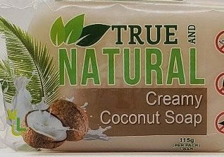 TRUE AND NATURAL CREAMY COCONUT FACE & BODY BAR