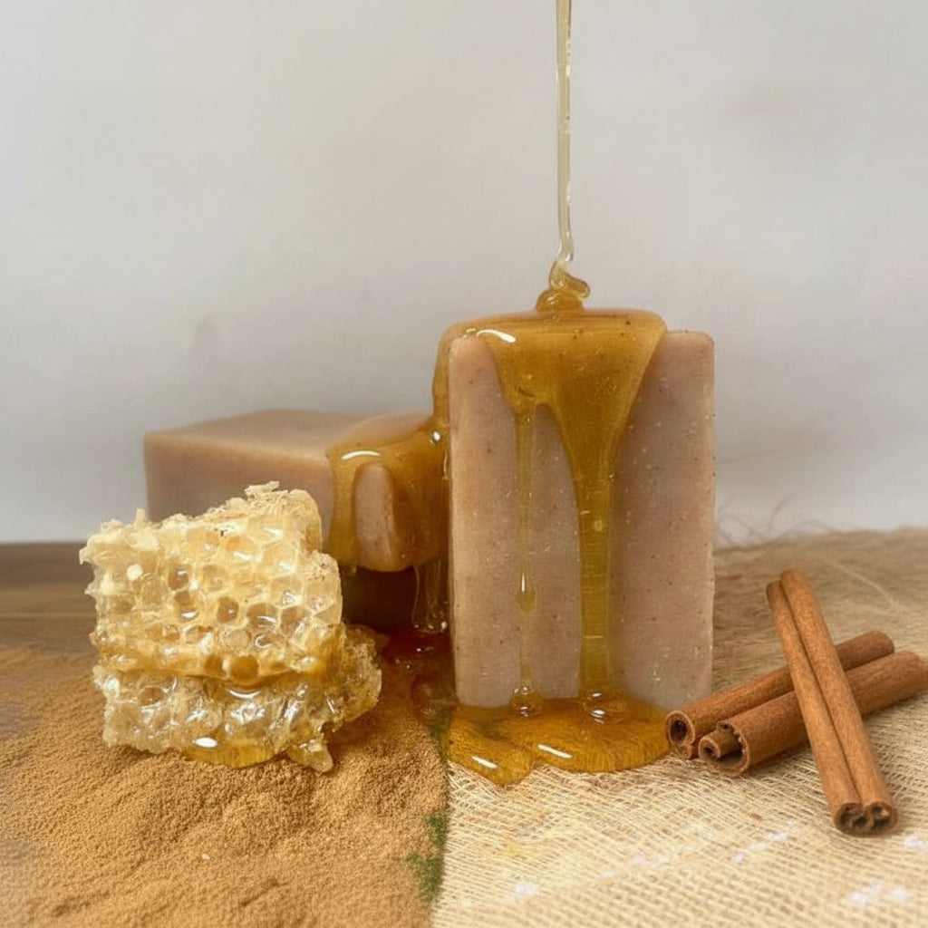 All Natural Skincare Blessings Honey Soap Cinnamon - Jamaican Naturals