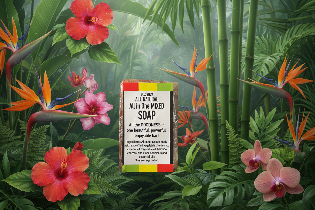 All Natural All In One Mixed Soap