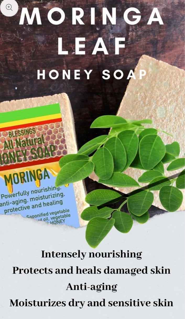 All Natural Honey Soap Moringa