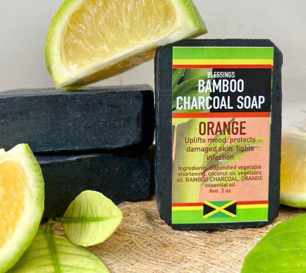 All Natural Skincare Blessings Bamboo Charcoal Orange - Jamaican Naturals