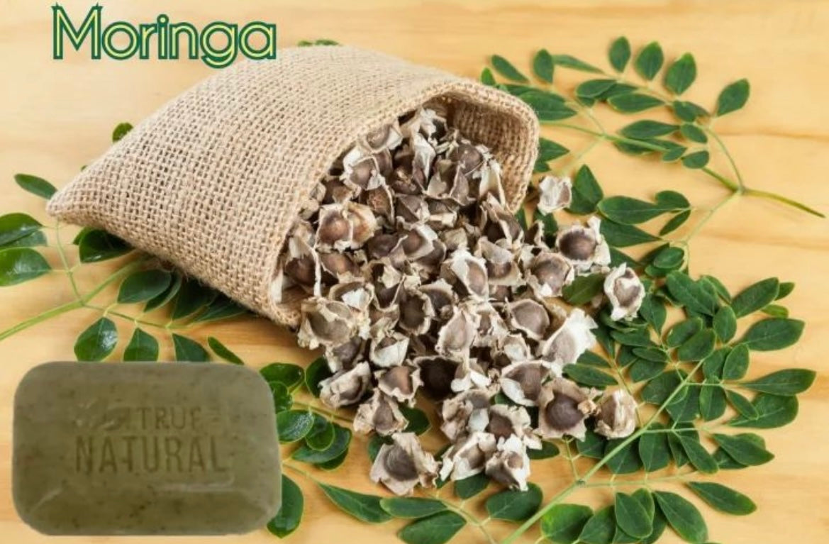 TRUE AND NATURAL MORINGA FACE & BODY BAR