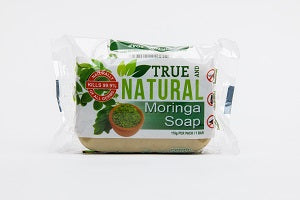 TRUE AND NATURAL MORINGA FACE & BODY BAR