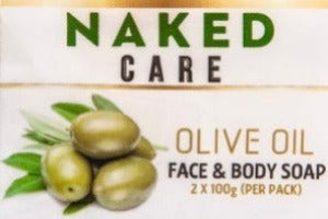 NAKED CARE ® (2x100g) OLIVE OIL FACE & BODY BAR