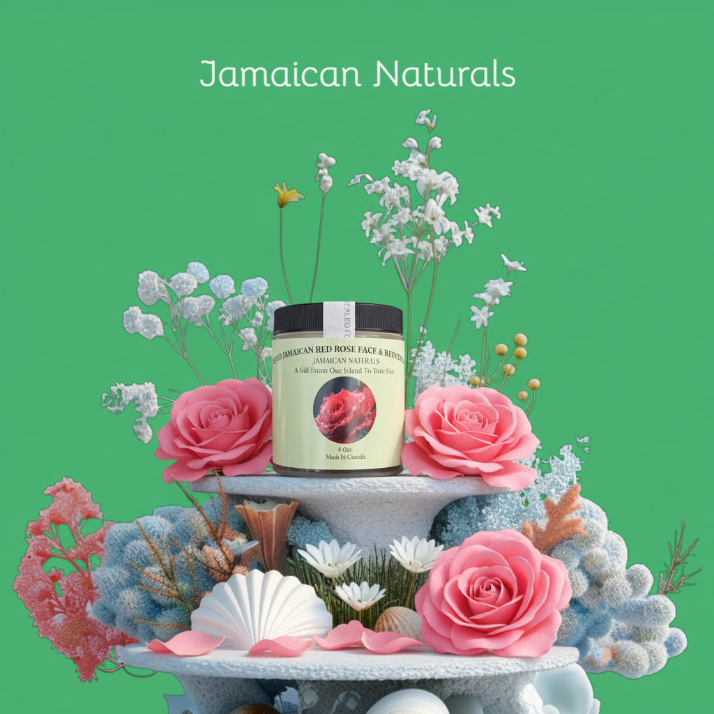Frosted Red Rose Body Butter for Luxurious Hydration - Jamaican Naturals