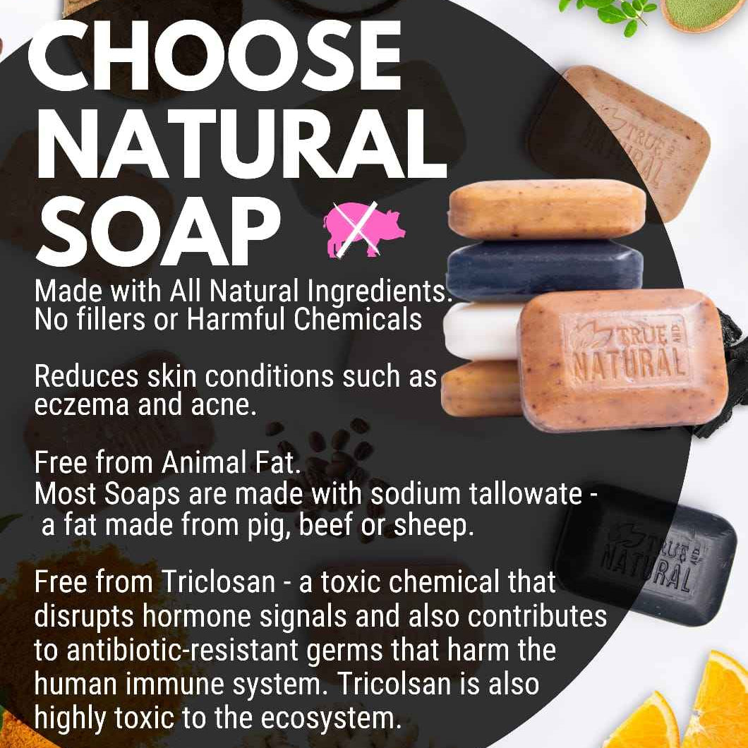 All Natural Skincare By True and Natural Soap Neem & Eucalyptus