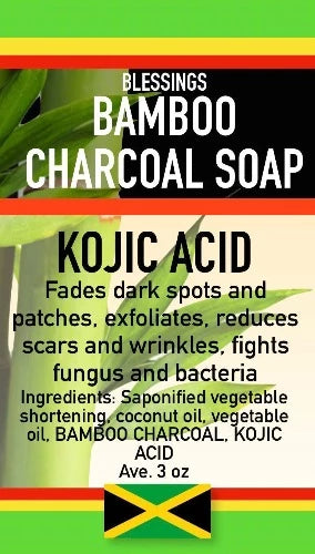 SAVON AU CHARBON DE BAMBOU BLESSINGS ACIDE KOJIQUE
