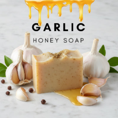 All Natural Skincare Blessings Honey Soap Garlic - Jamaican Naturals