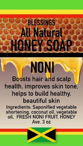 BLESSINGS ALL NATURAL HONEY NONI FACE & BODY BAR