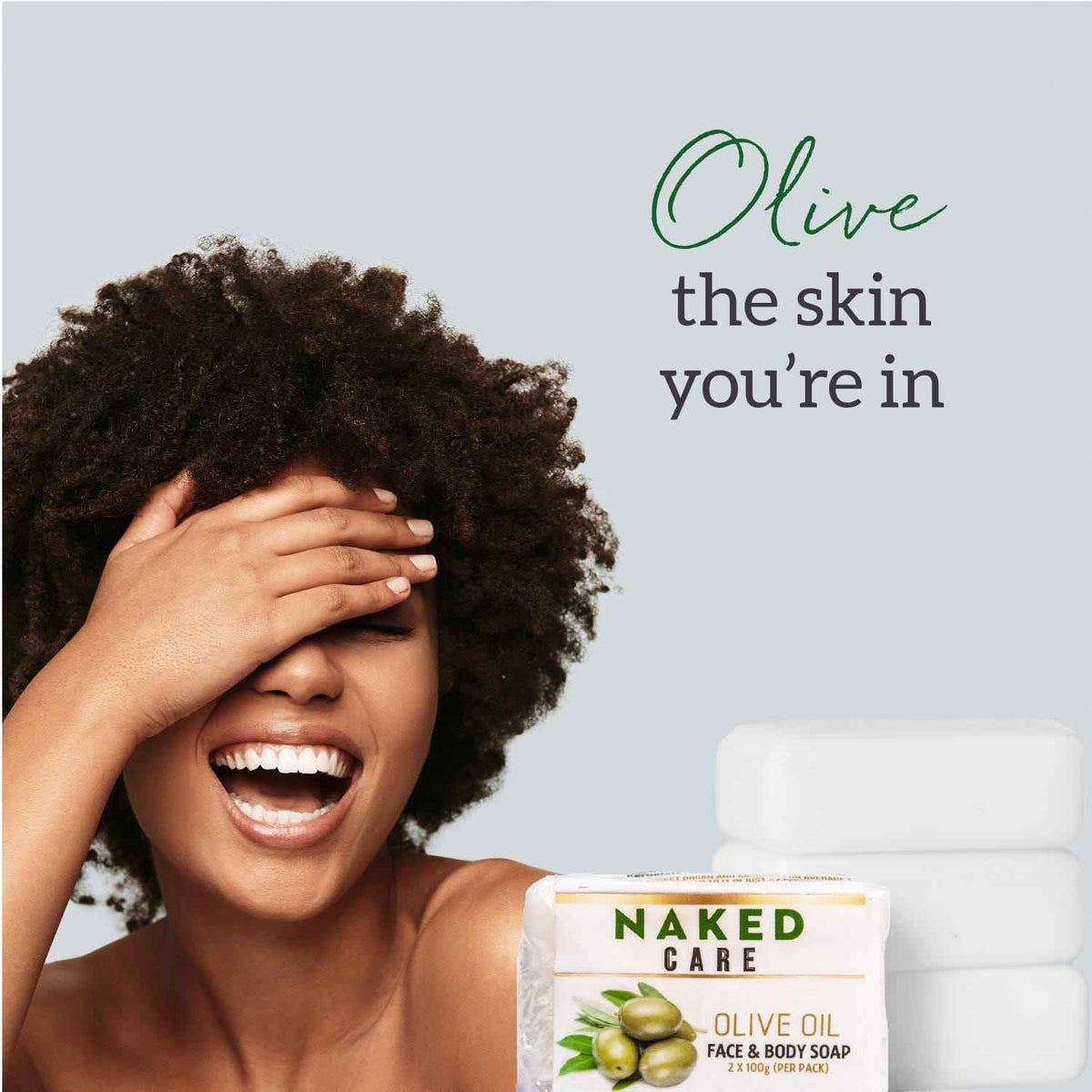 Naked Care All Natural Skincare with Olive Oil for Radiant Skin - Jamaican Naturals