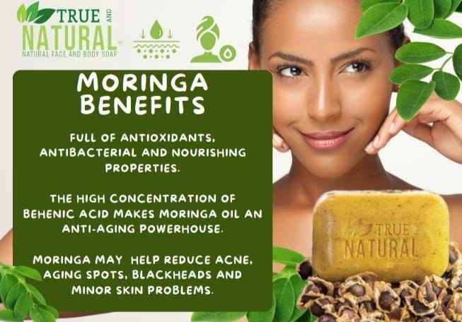 True and Natural Soap Moringa