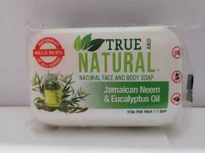 All Natural Skincare By True and Natural Soap Neem & Eucalyptus - Jamaican Naturals