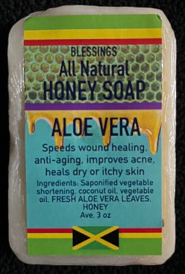 BLESSINGS ALL NATURAL HONEY ALOE VERA FACE & BODY BAR