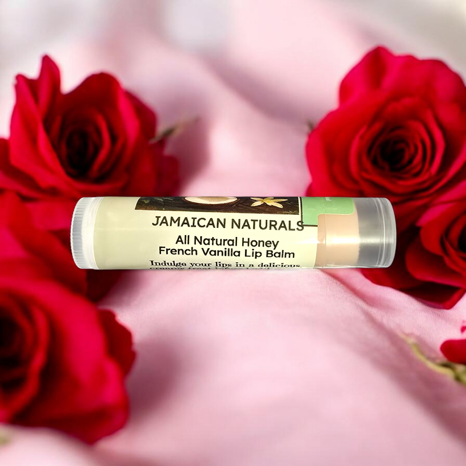 All Natural Skincare Lip Balm Honey French Vanilla