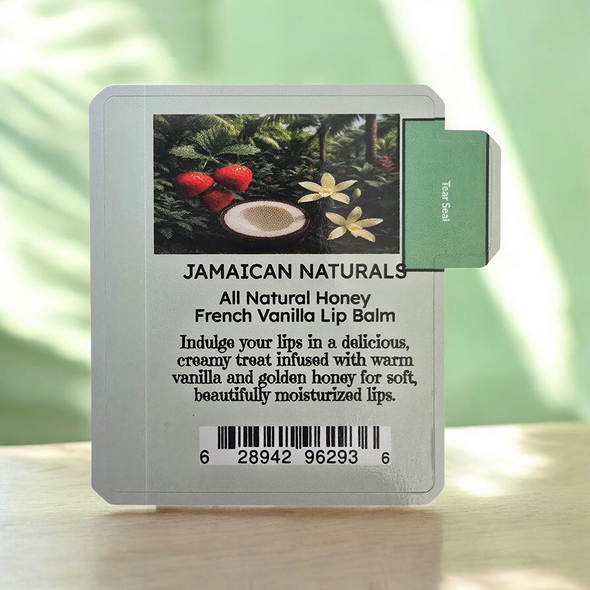 All Natural Skincare Lip Balm Honey French Vanilla