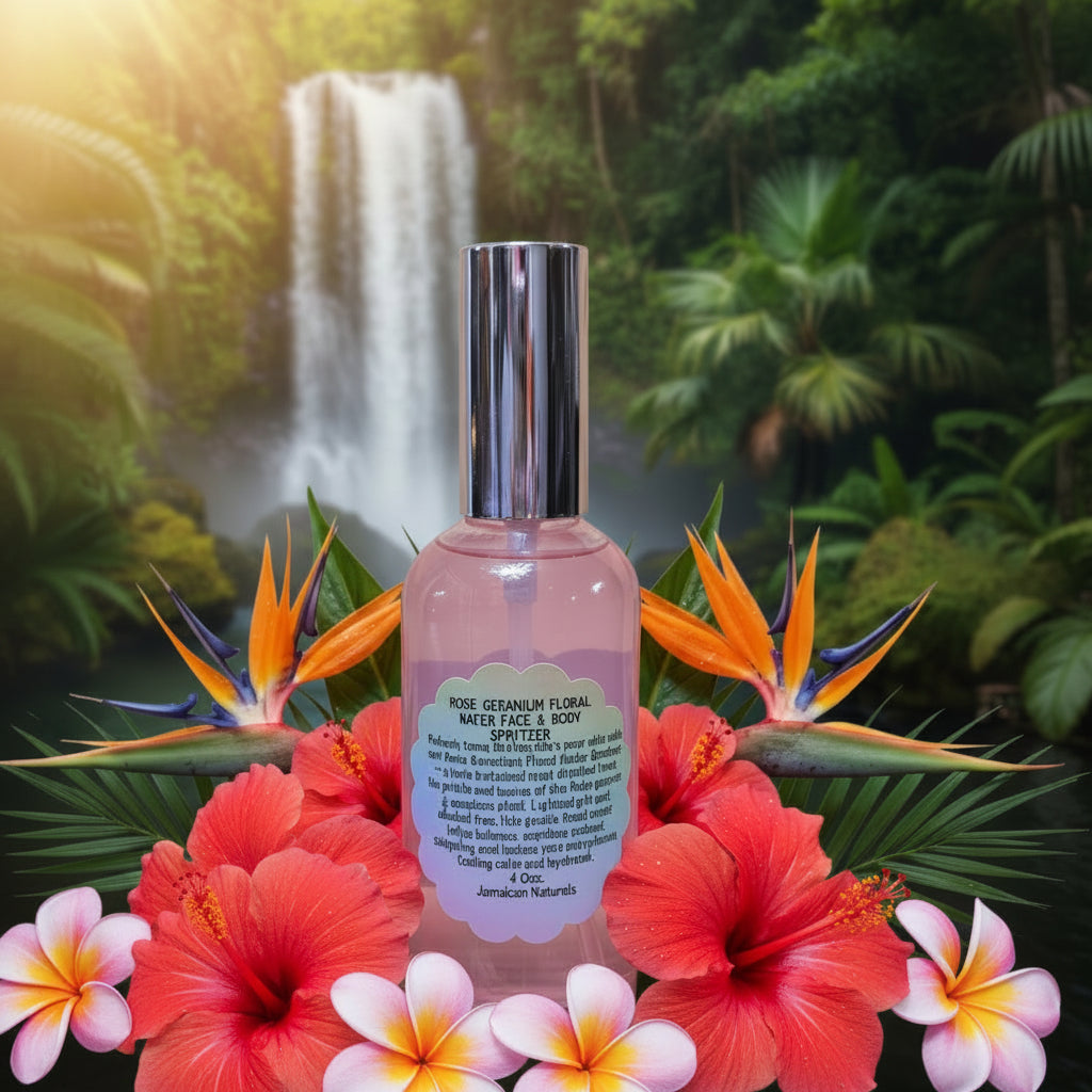 Rose Geranium Floral Water Spritzer