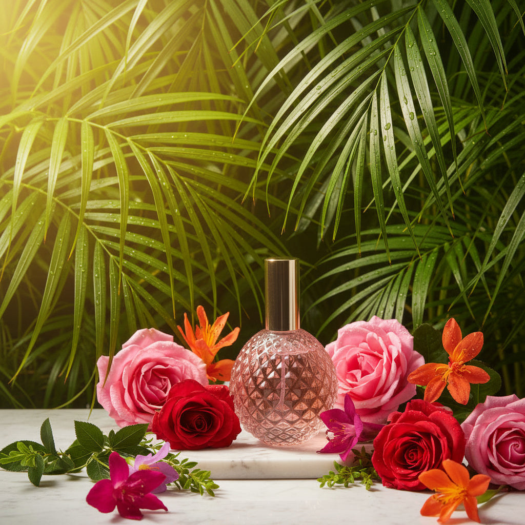 Bulgarische Rosenblüten-Blumenwasserzerstäuber