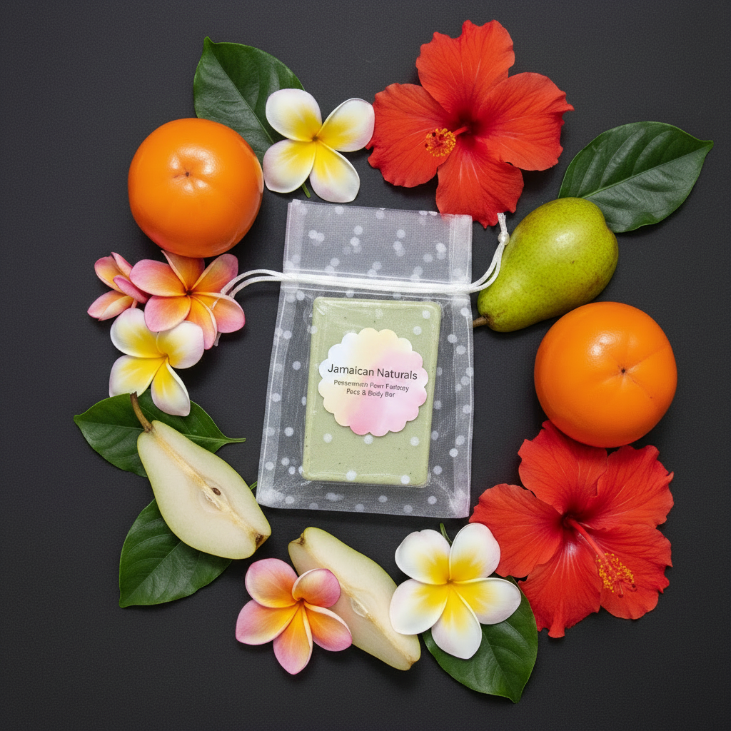 Persimmon, Kaki Pear Fantasy Face & Body Bar