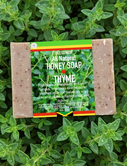 All Natural Honey Soap Thyme - Jamaican Naturals - Product Description