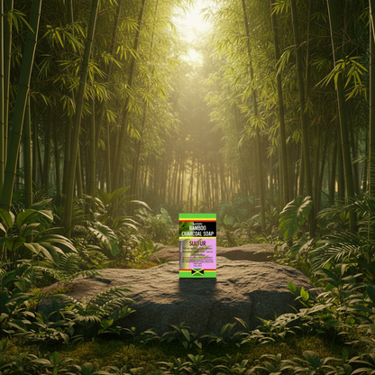 Savon au charbon de bambou 100% naturel et au soufre