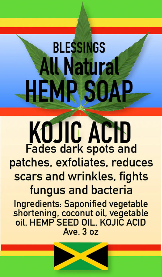 HEMP KOJIC ACID FACE & BODY BAR