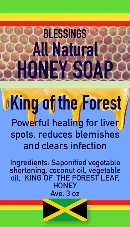BLESSINGS ALL NATURAL KING OF THE FOREST FACE & BODY BAR