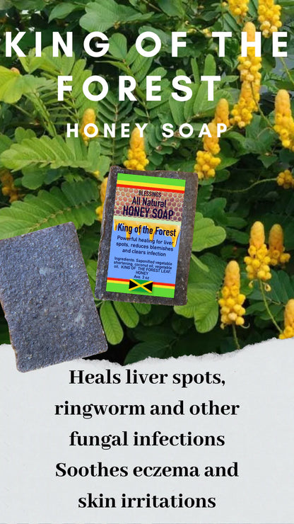 BLESSINGS ALL NATURAL KING OF THE FOREST FACE & BODY BAR