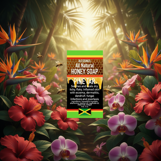 All Natural Honey Soap Pine Tar