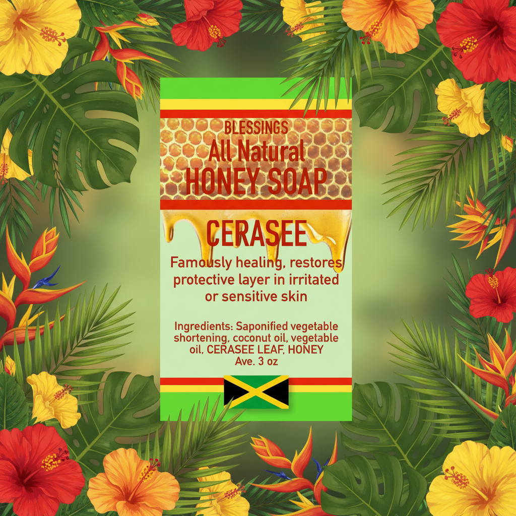 Cerasee All Natural Honey Soap