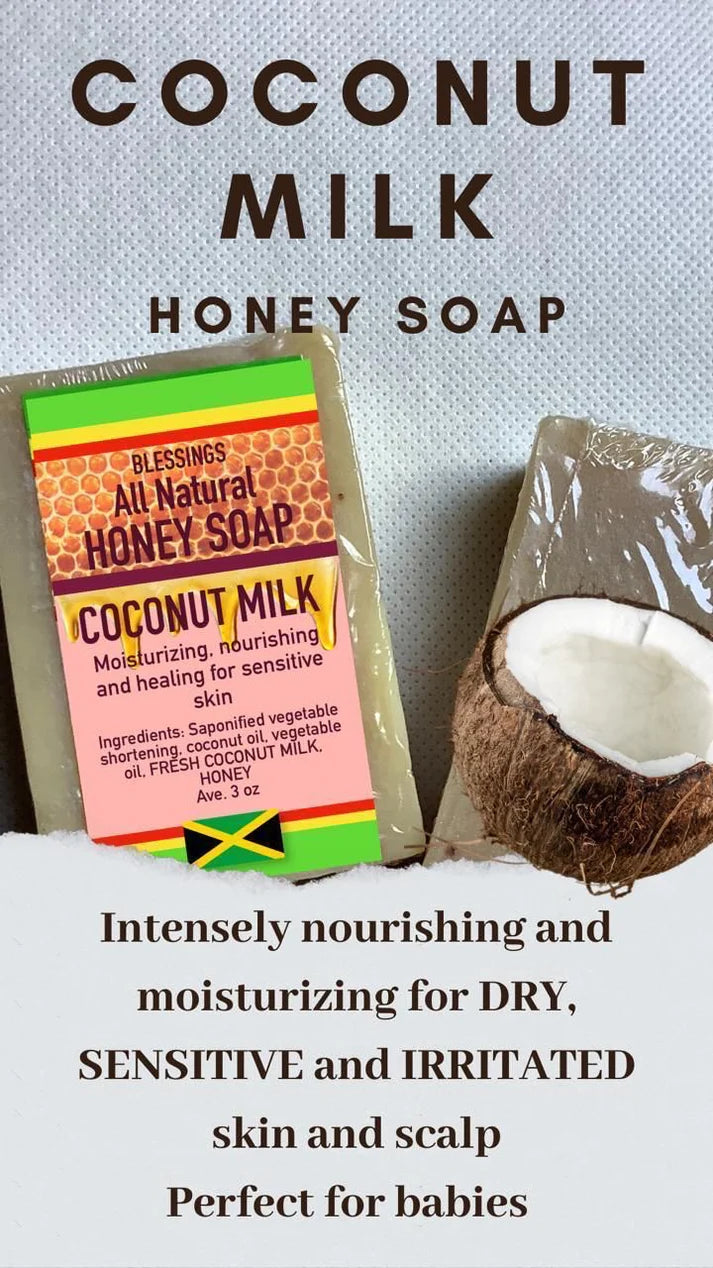 All Natural Honey Soap Coconut Milk