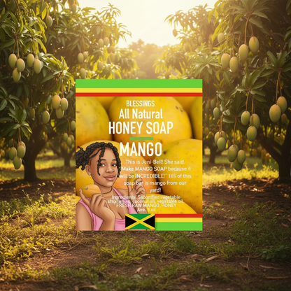 All Natural Honey Soap Mango
