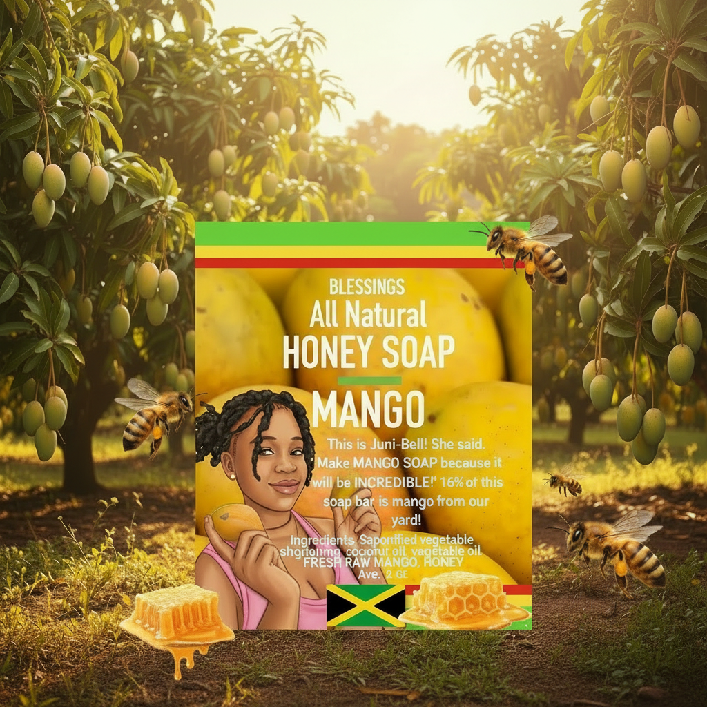 All Natural Honey Soap Mango