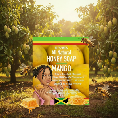All Natural Honey Soap Mango