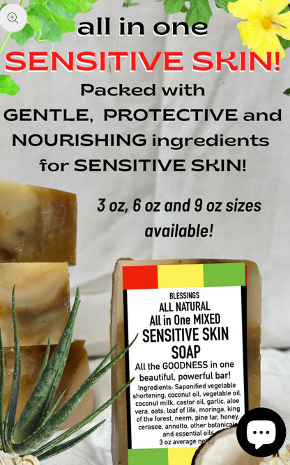 BLESSINGS ALL NATURAL SENSITIVE SKIN ALL IN ONE