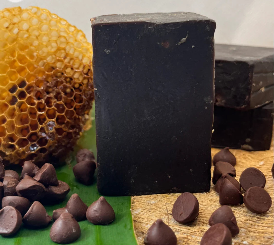 BLESSINGS ALL NATURAL HONEY & CHOCOLATE FACE & BODY SOAP