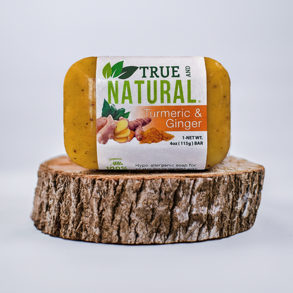 All Natural Skincare By True and Natural Soap Turmeric & Ginger