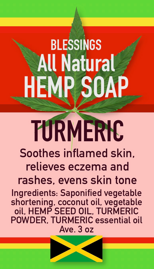 HEMP TURMERIC FACE & BODY BAR