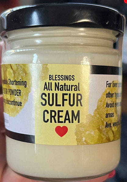 All Natural Sulfur Skin Cream