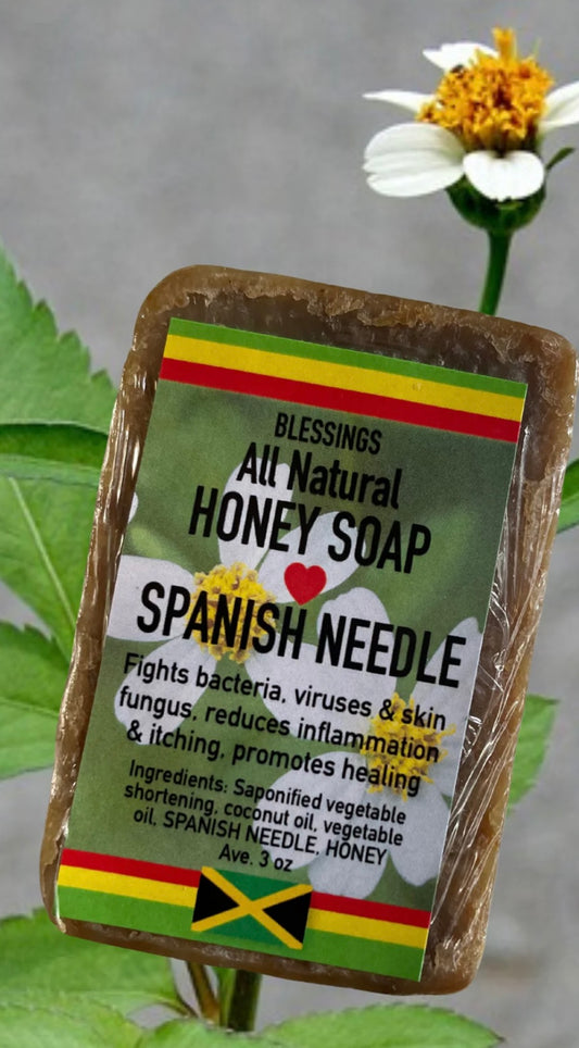 All Natural Honey Soap Spanish Needle (Bidens pilosa)