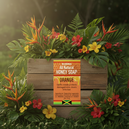 All Natural Honey Soap Orange