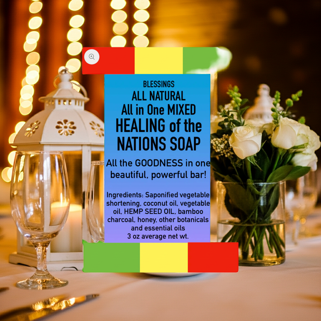 All Natural All In One Mixed Healing Of The Nations Soap - Jamaican Naturals